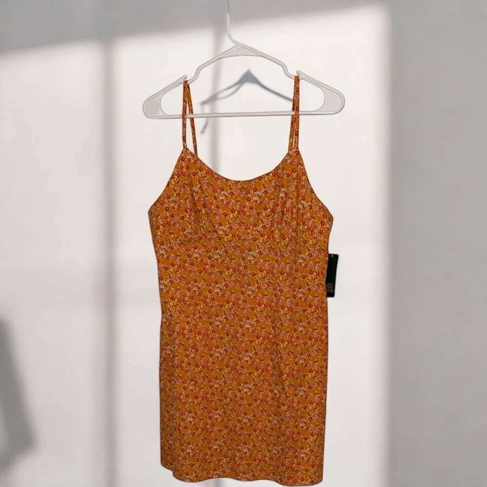 🌺NWT:WILD FABLE ORANGE FLORAL SUMMER DRESS